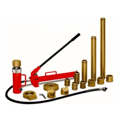 INT819SD image(0) - American Forge & Foundry AFF - Collision & Body Repair Kit - 20 Ton Capacity - 21 pc Kit - With 2 Speed Quick Pump - Includes Pressure Guage - SUPER DUTY