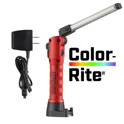 STL74850 image(0) - Streamlight Strion Switchblade 500 Lumen Color-Rite Light Bar Worklight with USB Charge Cord - Red