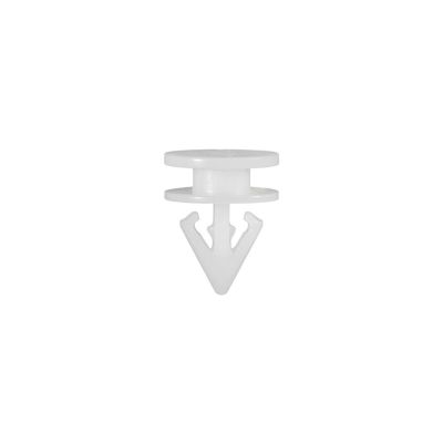 AVC22994 image(0) - AUVECO 22994 Door Trim Applique Clip, (10 mm Dia Top and Bottom) Head, Nylon, White