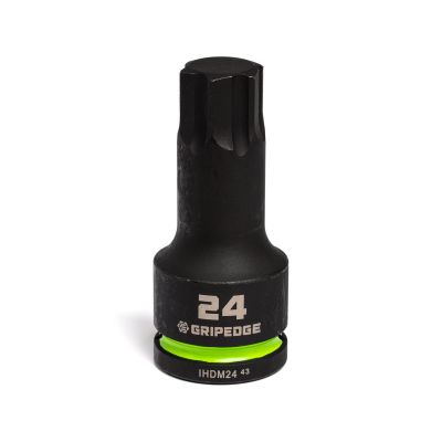 GETIHDM24 image(0) - Grip Edge Tools 24mm 3/4" Dr Impact RPT Hex bit socket