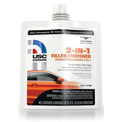USC77705 image(0) - US Chemical 77705 2-IN-1 Filler, 8 oz Pouch, White, Liquid