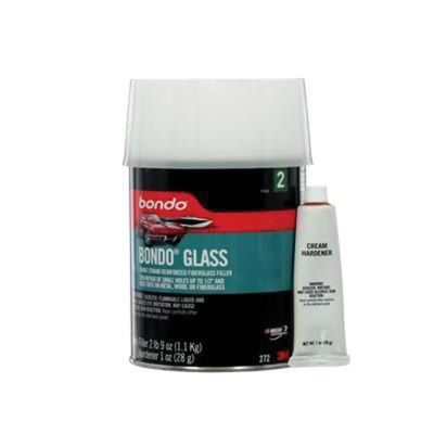 DYN272 image(0) - Dynatron Bondo 00272 Glass Reinforced Filler, 1 qt Can, Green, Paste