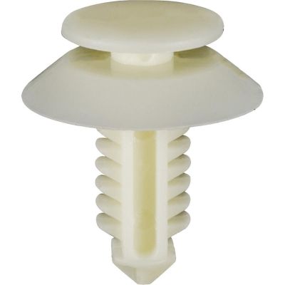 AVC13470 image(0) - AUVECO 13470 Double Head Door Trim Panel Retainer, (1/2 in Dia Top x 3/4 in Dia Bottom) Head, Nylon, White