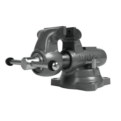 WIL28831 image(0) - Wilton 400S Machinist 4 Inch Jaw Round Channel Vise with Swivel Base