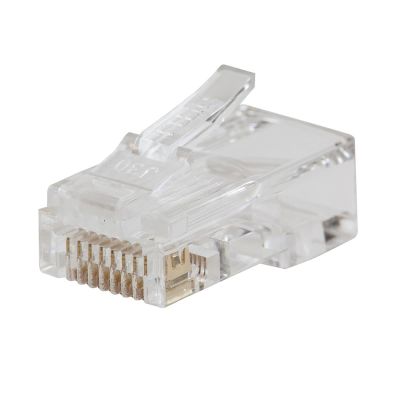 KLEVDV826703 image(0) - Klein Tools Pass-Thru&trade; Modular Data Plug, RJ45-CAT6, 50-Pack