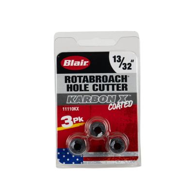 BLR11110KX image(0) - Blair 13/32" Karbon X Rotabroach Cutters - 3PK (11110KX)