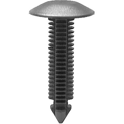 AVC14036 image(0) - AUVECO 14036 Single Head Rear Hood Seal Retainer, 3/4 in Dia Bottom Head, Nylon, Black