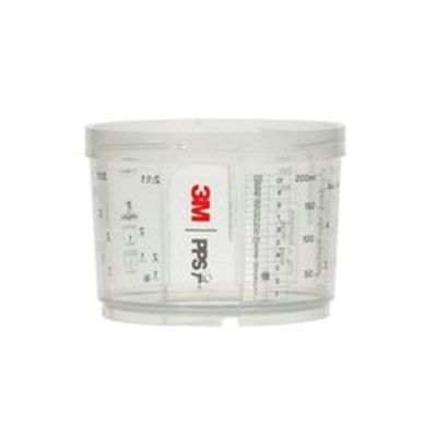 MMM26115 image(0) - 3M PPS 26115 Series 2.0 Mini Hard Cup, 200 mL, Use With: Quarter-Turn 2.0 Lid Locking System