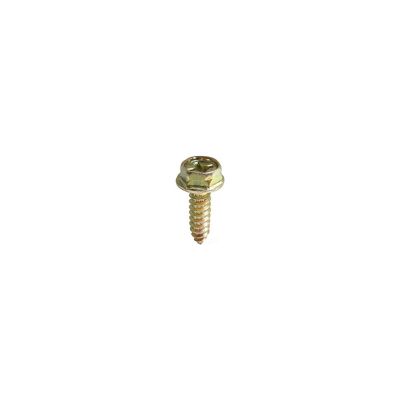 AVC16960 image(0) - AUVECO 16960 Phillips Hex Washer Head A/AB Point License Plate Tapping Screw, M6 x 1.81 mm Screw x 20 mm L