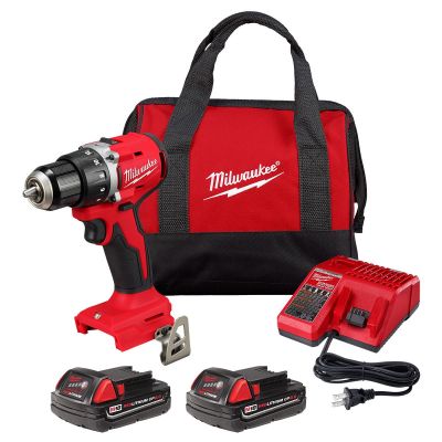 MLW3601-22CT image(0) - Milwaukee Tool M18 Compact Brushless 1/2 Inch Drill/Driver Kit