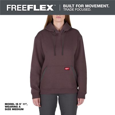 MLWF251P-XL image(0) - Milwaukee Tool Women's FREEFLEX Pullover Hoodie- Purple - XL