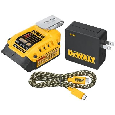 DWTDCB094K image(0) - DeWalt 20V MAX*/FLEXVOLT &reg; 5 Amp USB Charging Kit