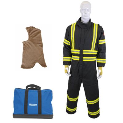 OBRGES8A-ES-Z4XL image(0) - OBERON Suit Kit - Gas Extraction - 8 Second GES8+ - Comes with Coveralls, Balaclava and Carrying Bag - With Escape Strap  - Color: Black - Size: 4XL Extra Tall