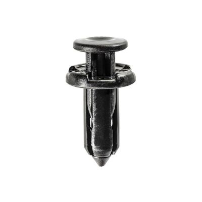 AVC20327 image(0) - AUVECO 20327 Push-Type with Drive Pin Type 4 Bumper Fascia Retainer, 18 mm Dia Head x 22 mm L Stem, Nylon, Black