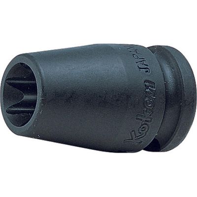 KKN13425-E10 image(0) - Ko-ken USA 13425-E10 3/8 Sq. Dr. Impact TORX E10 Socket - Length 32mm
