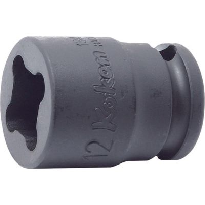 KKN13400-10WN image(0) - Ko-ken USA 13400-10WN 3/8 Sq. Dr. Socket 10mm 4 point Length 32mm Weld Nut