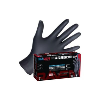 SAS66485 image(0) - SAS Safety Raven Patriot Nitrile Gloves, 7Mil 2X