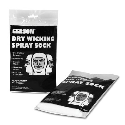 GEC070195C image(0) - Gerson Co. 070195C Heavyweight Spray Socks, 18 in, 450 gsm Fabric, White