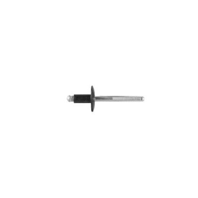 DCO4002 image(0) - Disco Automotive Hardware 4002PK Bumper Assembly Rivet, 1/4 in Dia x 1/8 to 1/4 in Grip Range, Steel, Black