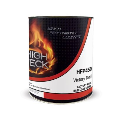 HITHFP450-4 image(0) - High Teck Products HFP450-4 Series HFP National Rule Urethane Basecoat, 1 qt, Victory Red, 6.8 lb/gal VOC