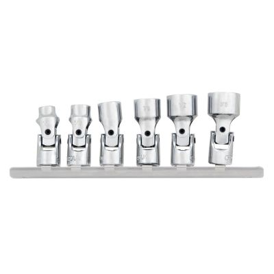 WLMW36980 image(0) - Wilmar Corp. / Performance Tool 6 pc. 1/4" Dr. SAE Flex Socket Set