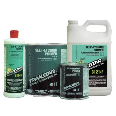 TRP6124-F image(0) - Transtar Autobody Products 6124-F Activator, 1 qt Can, Clear, Liquid, Use With: Self Etching Primer