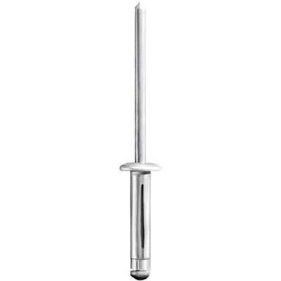 AVC20971 image(0) - AUVECO 20971 Split-Type Specialty Rivet, 5/32 in Dia x 3/64 to 9/32 in Grip Range, Aluminum Rivet/Mandrel