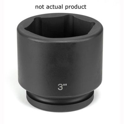 GRE4128R image(0) - Grey Pneumatic 1" Drive x 4" Standard Socket