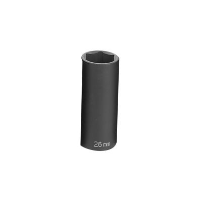 GRE2026MD image(1) - Grey Pneumatic 1/2" Drive x 26mm Deep Socket