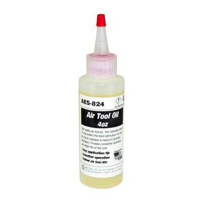 AES824 image(0) - AES Industries 824 Air Tool Oil, 4 oz Bottle