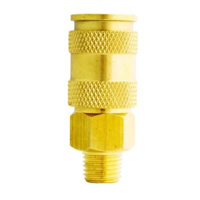 MIL765 image(1) - Milton Industries HI-Flo V-Style 'A,M,V' 1/4" MNPT Brass Body