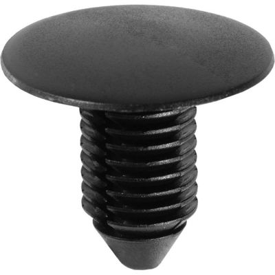 AVC12137 image(0) - AUVECO 12137 Single Head Radiator Apron Panel Retainer, 1 in Dia Bottom Head, Nylon, Black