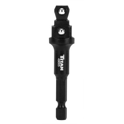 TIT49005 image(0) - Titan 3/8 & 1/2 in. Drive 3-in-1 Stepped Impact Socket Adapter