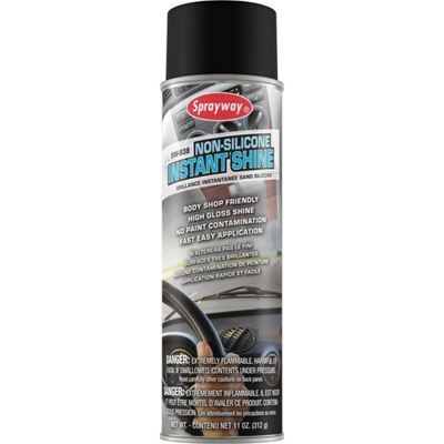 SWI938 image(0) - Sprayway Inc. SW938 Non-Silicone Auto Care Instant Shine, 20 oz Aerosol Can, Clear, Liquid