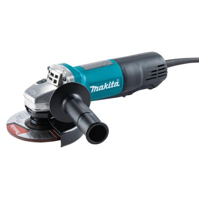 MAK9558HP image(0) - Makita 5 Inch Paddle Switch Angle Grinder 7.5 AMP 10000 RPM 5/8-11 AC/DC lock off/lock on