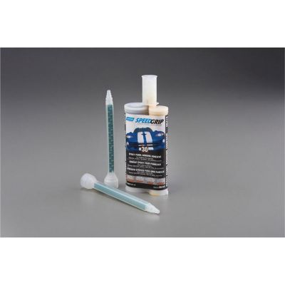 NOR06418 image(0) - Norton Speed Grip 06418 2-Part Panel Bonding Adhesive, 220 mL Cartridge, Tan, Liquid