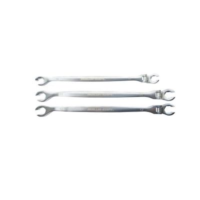 MLK457803 image(0) - Mueller - Kueps 457?803 XL Flare Nut Line Wrench Set 10?mm 11 mm 12 mm - 3 Piece