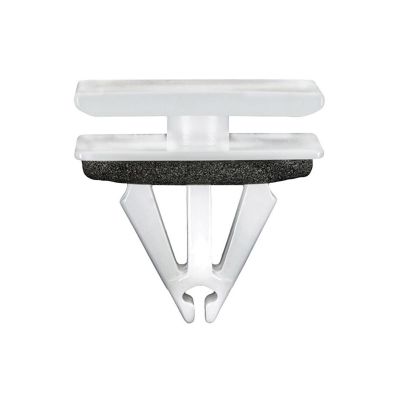 AVC22124 image(0) - AUVECO 22124 Rocker Panel and Door Molding Clip, (12 x 20 mm Top and Bottom) Head, Nylon, White