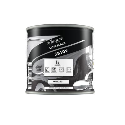 VTGCP5810-4 image(0) - Vintage Flatz CP5810-4 Hot Rod Color, 1 qt Can, Black, Liquid, 24 hr Curing