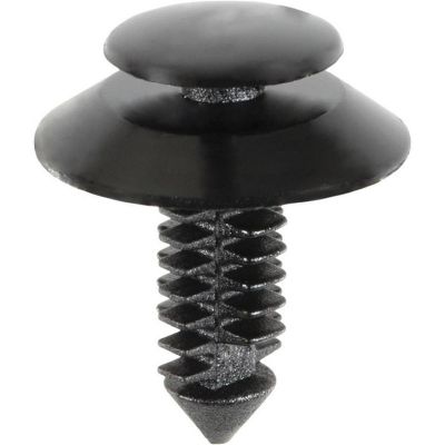 AVCAP12565 image(0) - AUVECO AP12565 Double Head Type 7 Door Trim Panel Retainer, 1/2 in Dia Top x 25/32 in Dia Bottom Head, Nylon, Black