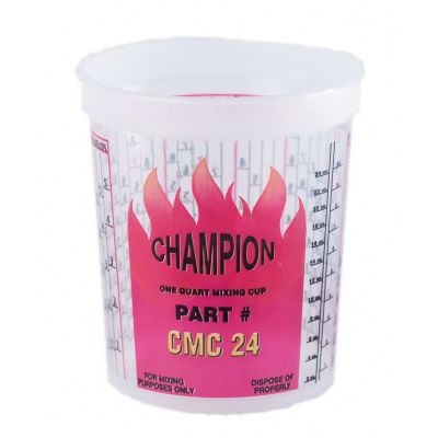 EZXCMC24 image(0) - EZ Mix Champion CMC24 Disposable Mixing Cup with DuPont Ratios, 1 qt