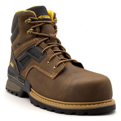 FSIA8700-12M image(0) - Avenger Work Boots A-MAX DOZER -  Men's High Top Boots - Composite - CT|EH|SR|WP  -  Brown - Size: 12 - D - (Regular)