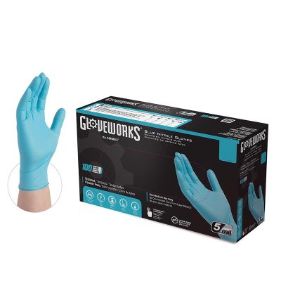 AMXINPF46100 image(0) - Gloveworks Nitrile Powder Free Gloves L