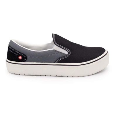 FSIAW7003-11.5D image(0) - AIRWALK VENICE - Mens Canvas Slip On - CT|EH|SF|SR - Black / Castle Rock - Size: 11.5 - D - (Regular)