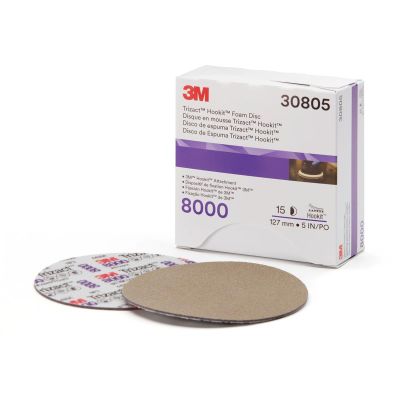 MMM30805 image(0) - 3M Trizact Hookit Foam Disc 5 in 8000 grit