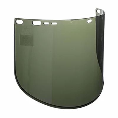 SRW29086 image(0) - Jackson Safety Replacement Windows for F40 Propionate Face Shields - Dark Green - 9" x 15.5" x .060" - G Shaped - Unbound