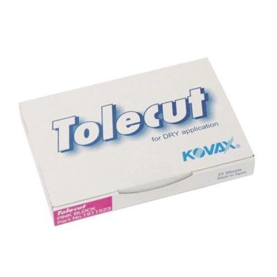 EAG1911523 image(0) - Eagle Abrasives, Inc. KOVAX Tolecut 191-1523 Sanding Sheet, 70 mm W x 114 mm L, 1500 Grit, Aluminum Oxide Abrasive, Pink, Dry