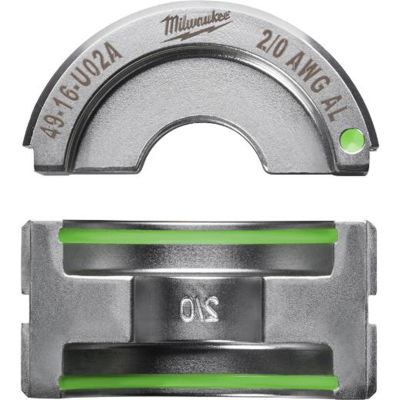 MLW49-16-U02A image(1) - Milwaukee Tool 2/0  Aluminum U Style Die