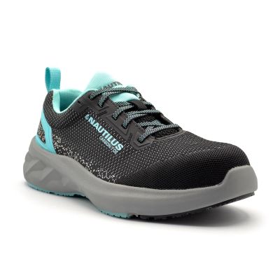FSIN5200-7.5D image(0) - Nautilus Safety Footwear SpringWater - Women's - CN|EH|SR|SF - Black / Aruba Blue / Grey - Size: 7.5 - D - (Regular)