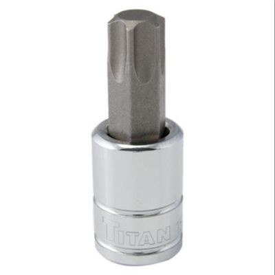 TIT68955 image(1) - TITAN 3/8" DR T55 TORX BIT SOCKET
